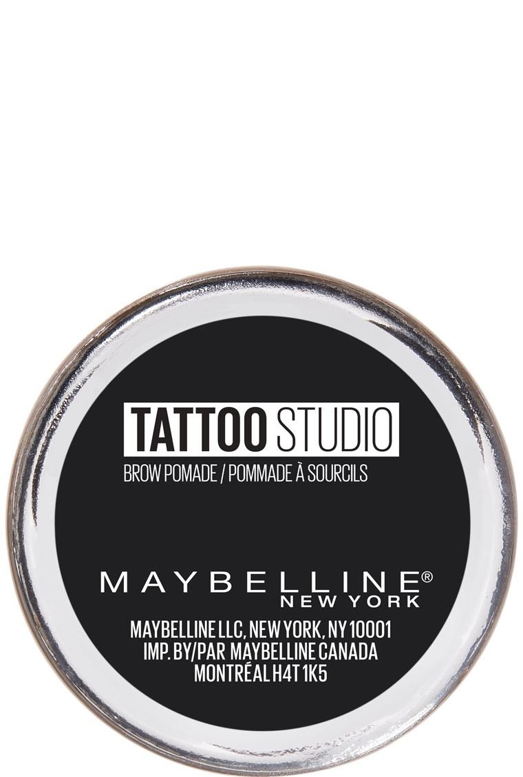 Maybelline Eyebrow TattooStudio brow pomade pot 382 black brown 041554563733 b us